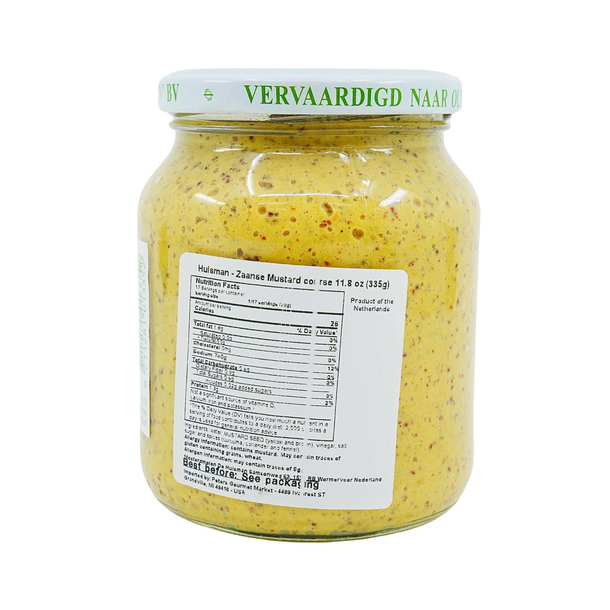 Huisman Zaanse grained Mustard 11.8 Oz