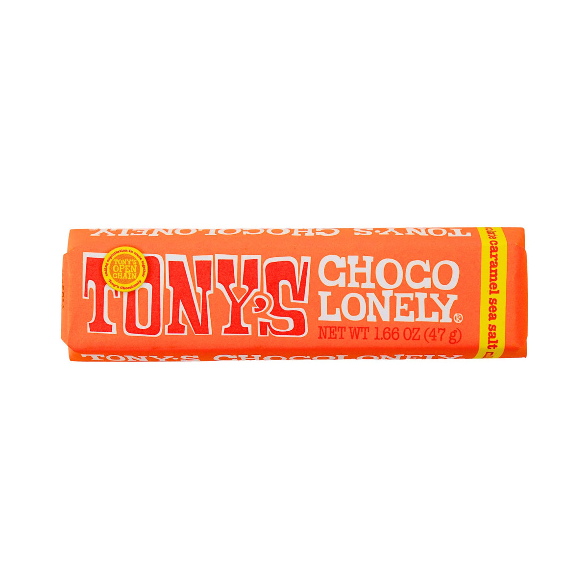 Tonys Chocolonely Milk Chocolate Seasalt Caramel Bar 1.66 oz