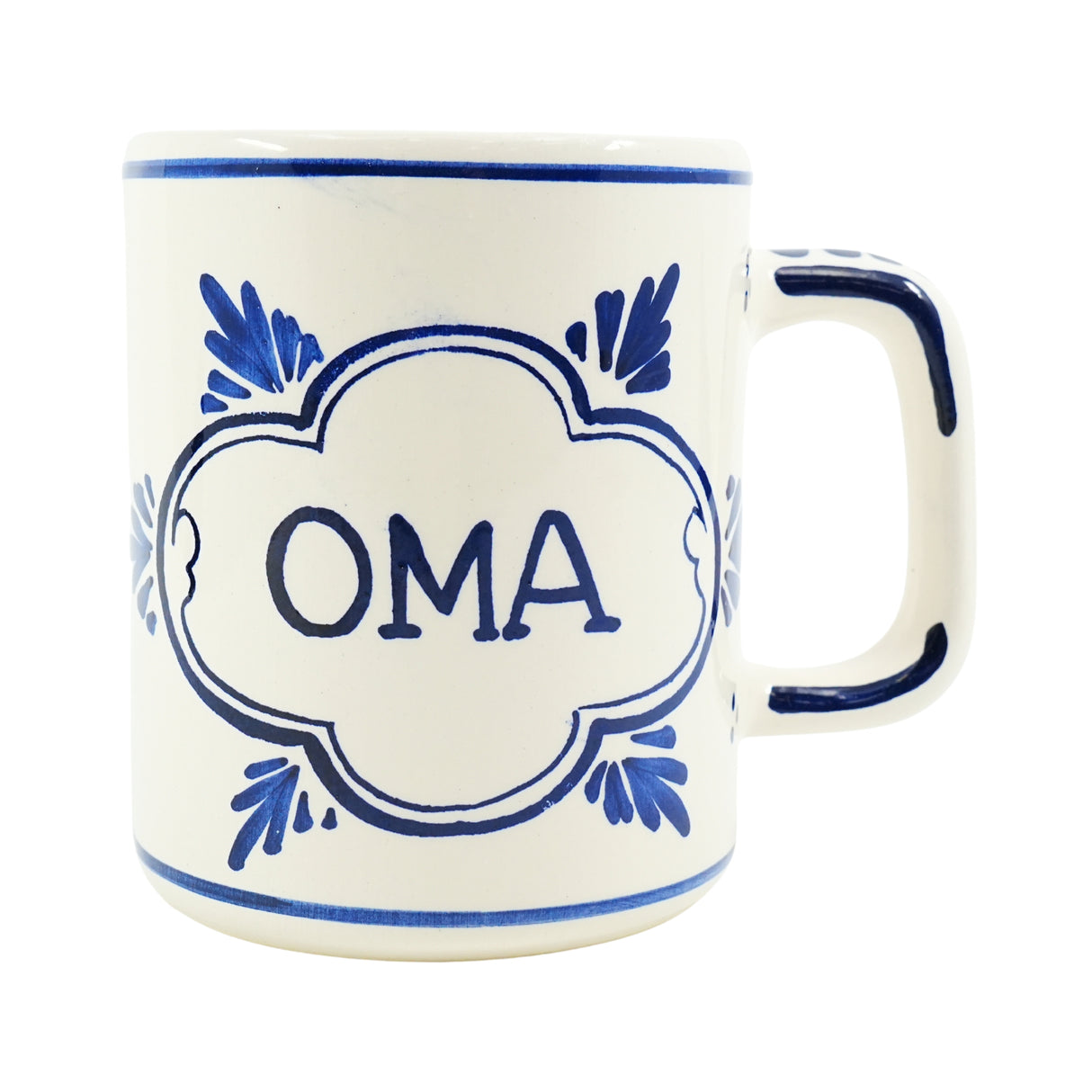 DeWit Hand Painted Delft OMA Mug