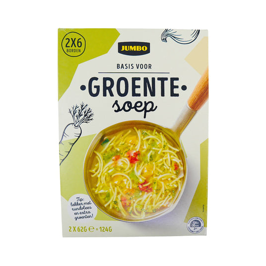 Jumbo Groente Soup 2 pack (makes 2x6 servings) 124 gr