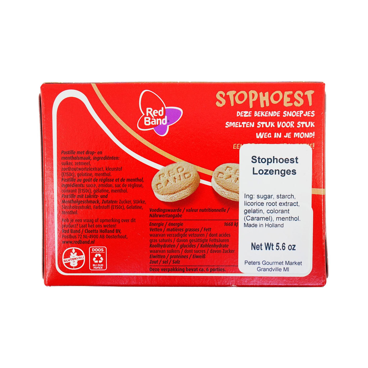 Red Band Stophoest Cough Drop 4 Roll Pack