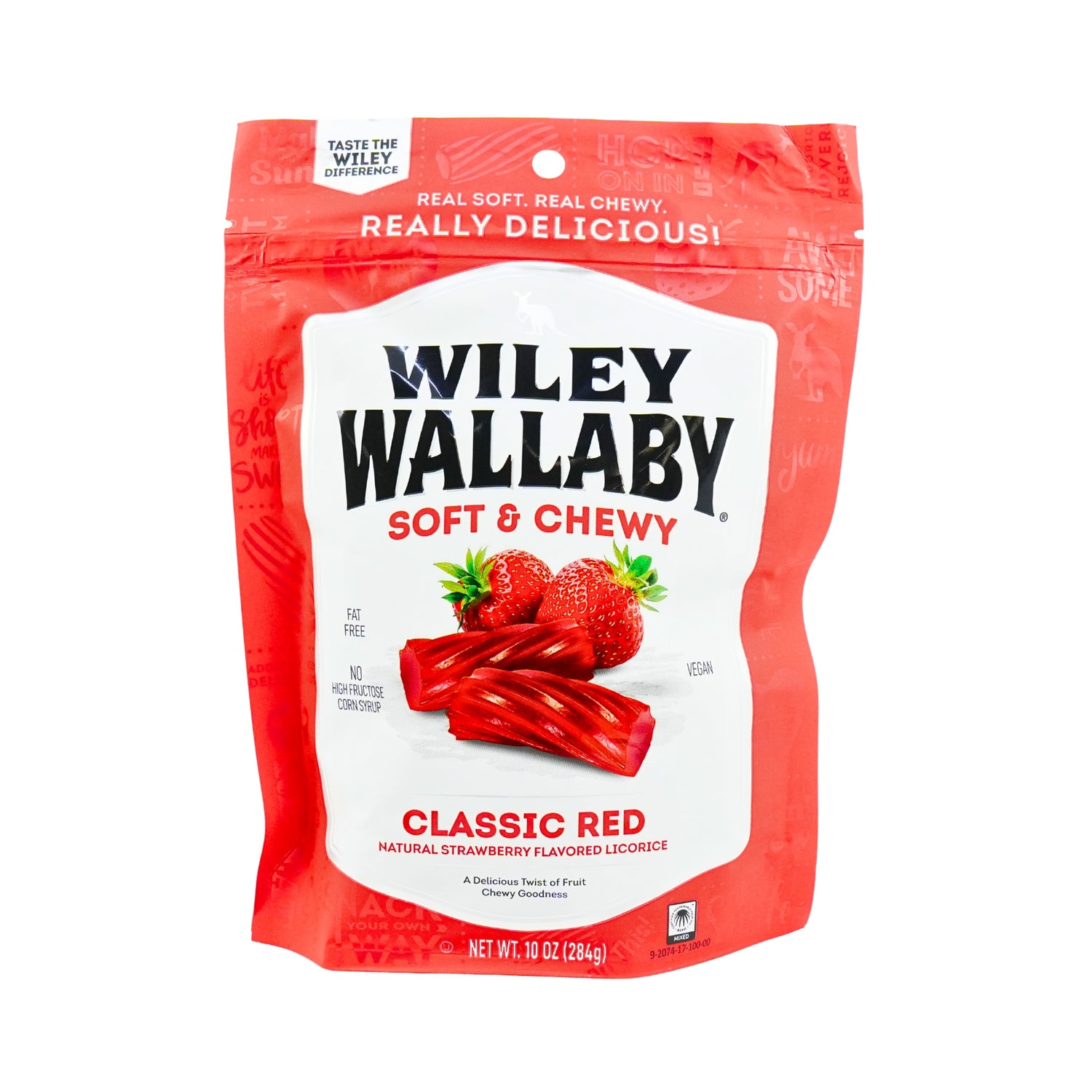 Wiley Wallaby Red Licorice 10oz Bag