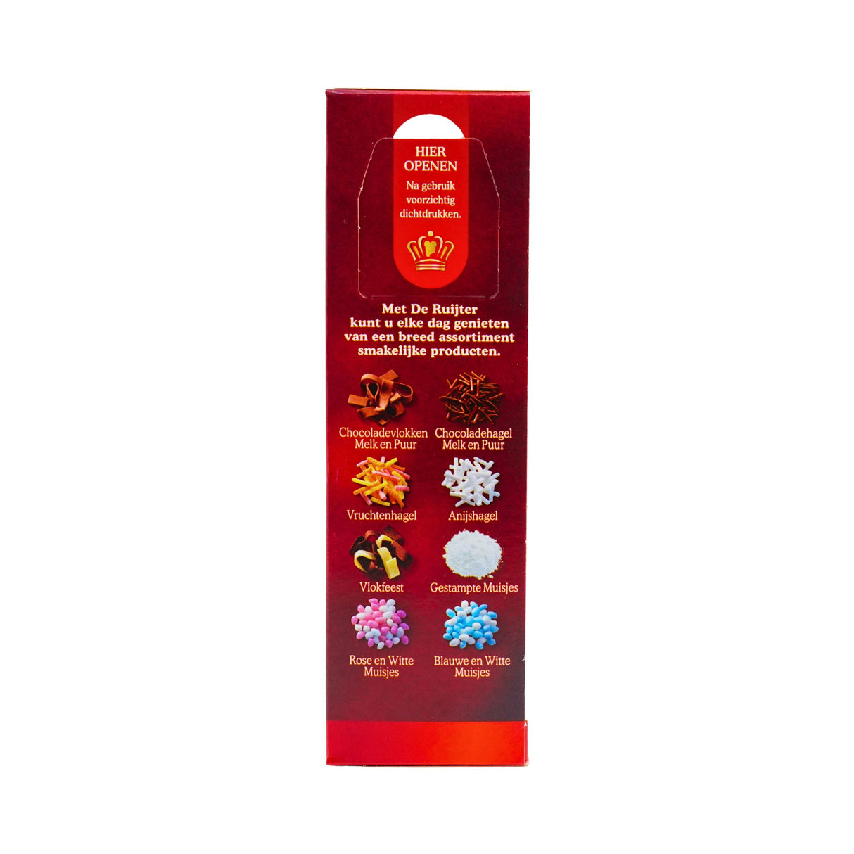 De Ruijter Dark Chocolate Flakes 7oz Box