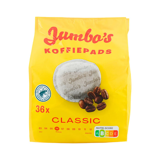 Jumbo Regular Roast Coffee pads 36 ct bag