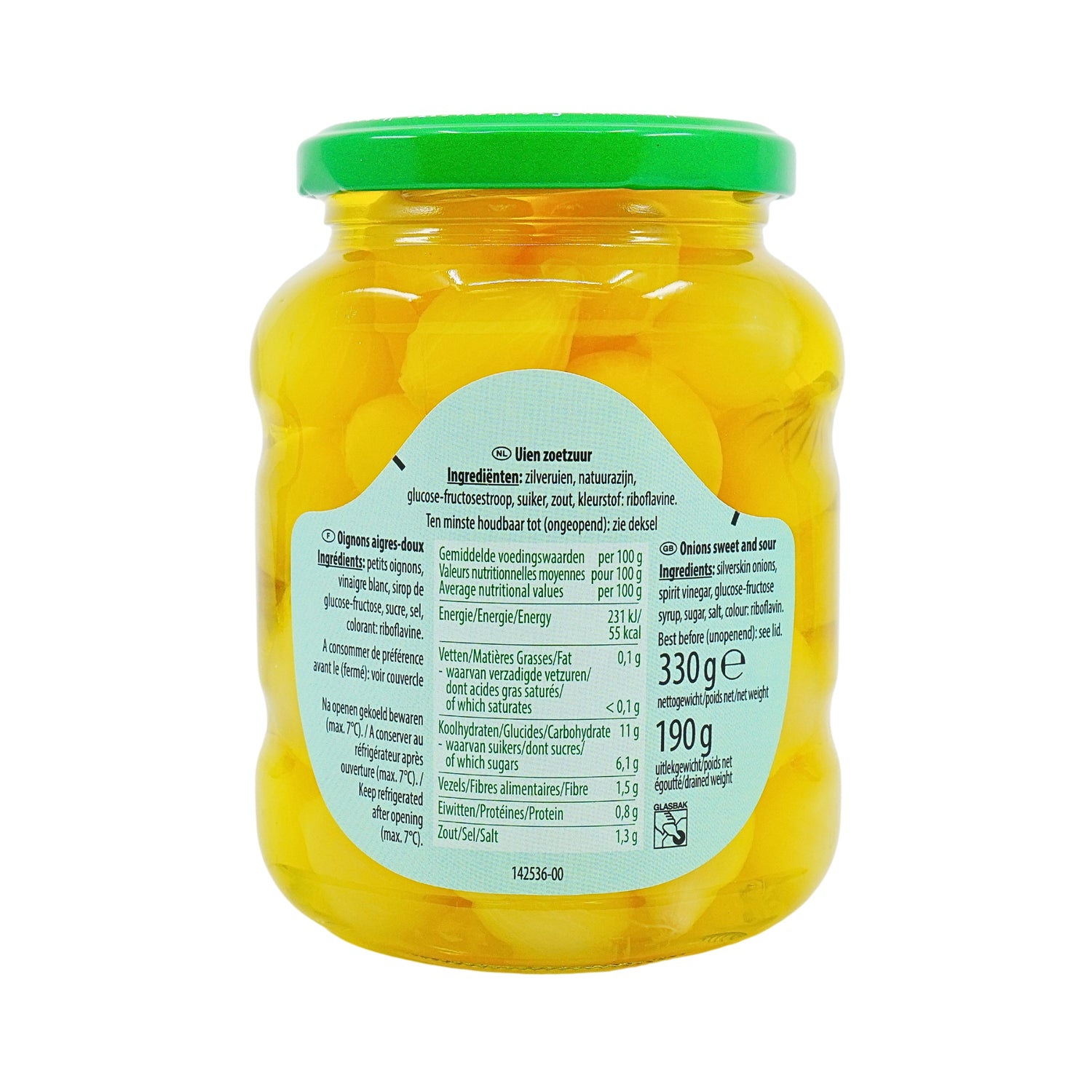 Kuhne Amsterdamse Onions 12 oz jar