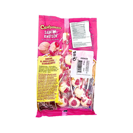 Candyman Salmiak Knotsen 4.4 oz bag 10 ct