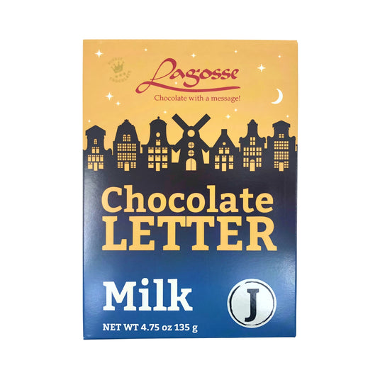 Lagosse Large Milk J Chocolate Letter 4.7oz