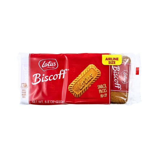 Biscoff Snack Pack Cookies Airline 8.8 oz ind wrapped