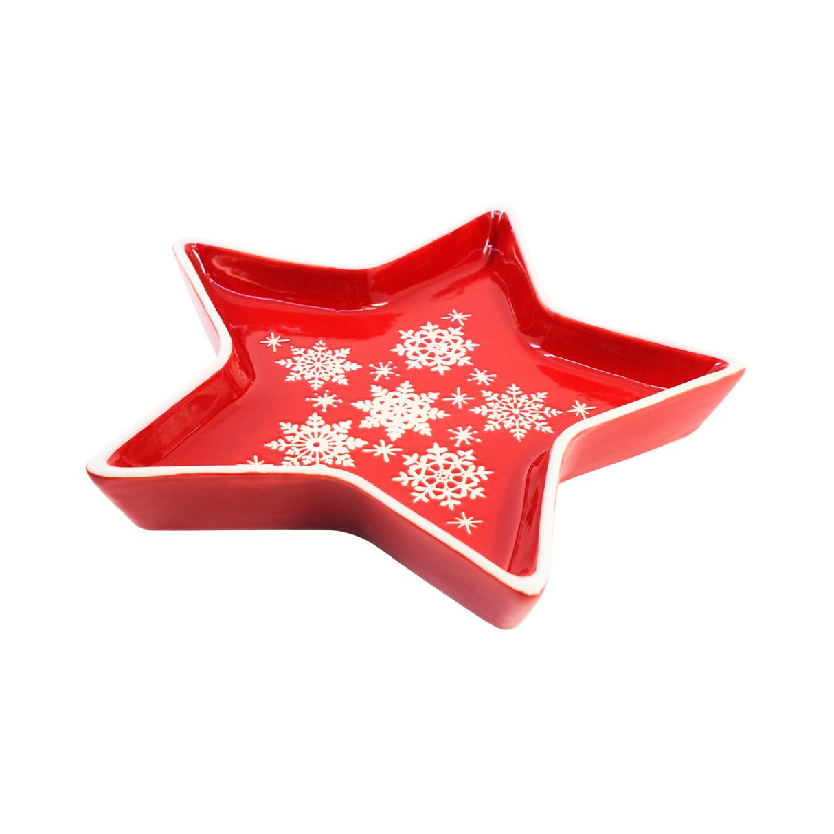 Now Designs Red Star Shaped Candy / Serving Dish