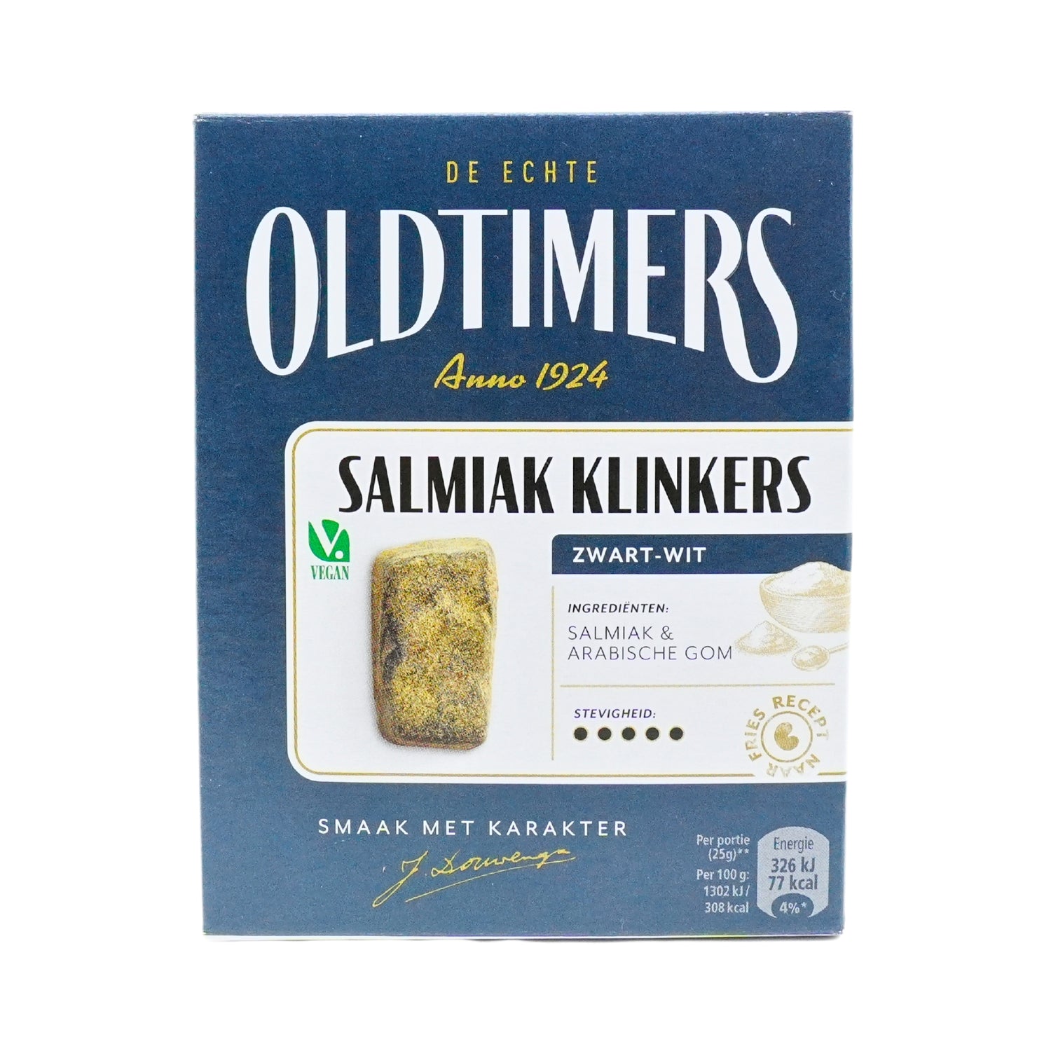 Old Timers Salmiak Cobblestones (Klinkers)  6.52 oz Gray Box