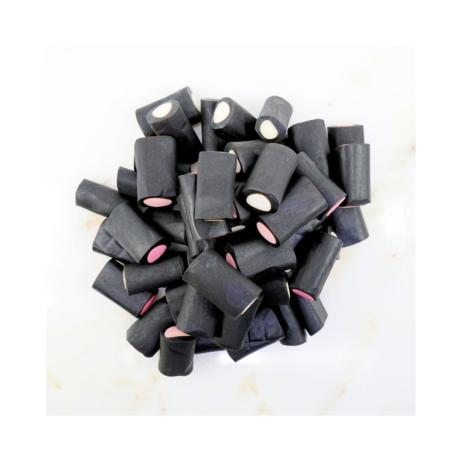 Gustafs Rockies Licorice Colored center  4.4 lb Bag