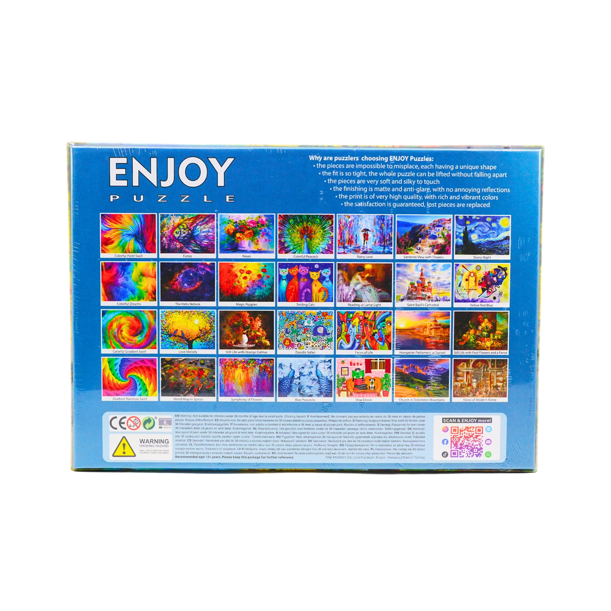 Van Gogh  Vase with Daisies & Anemones Puzzle 1000 Pcs