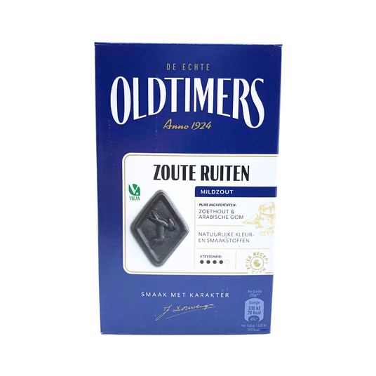 Old Timers Mild Salt BLUE BOX Diamond Licorice 7.9 oz
