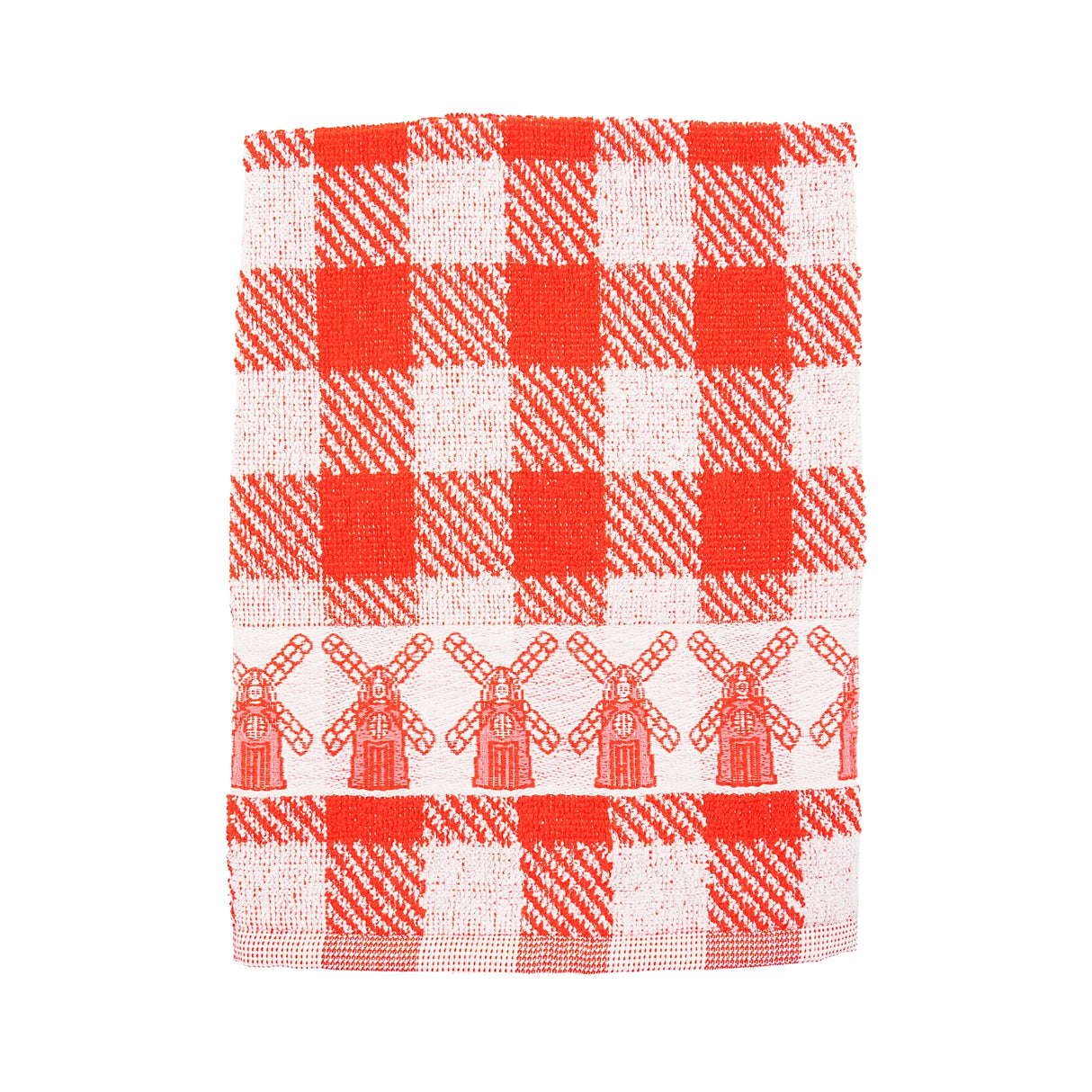 Twentse Red with Windmills HAND Towel 20 x 20 inch