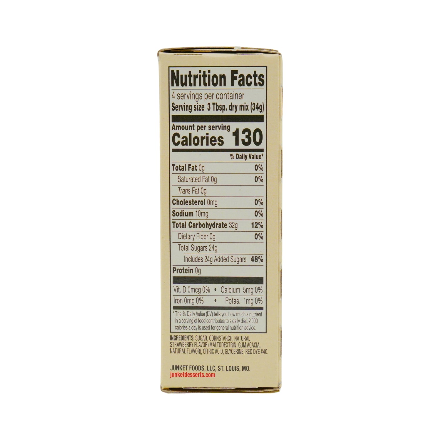 Junket Danish Dessert Mix Strawberry  4.75 oz