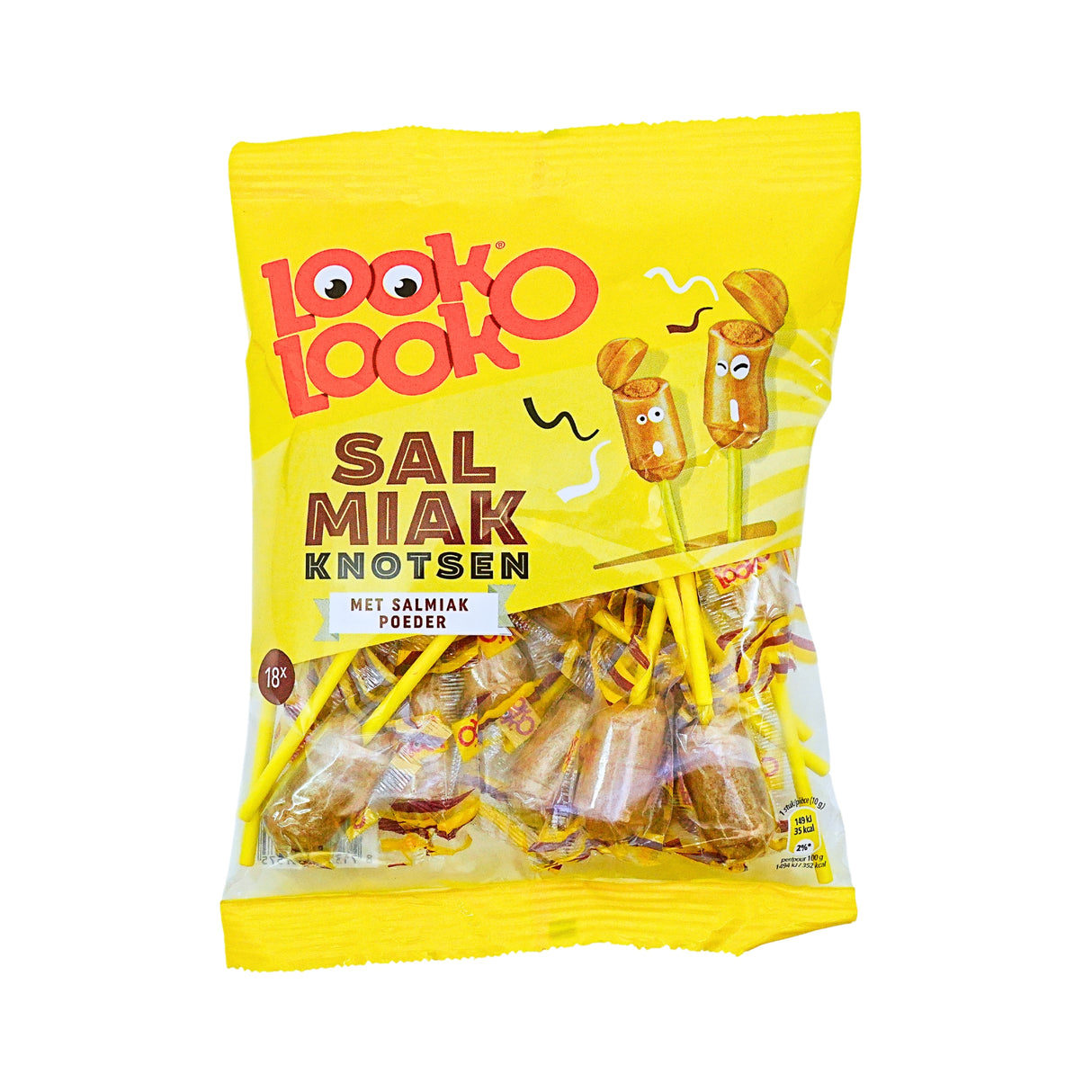 Look o Look Salmiak Knotsen 13 Count Suckers