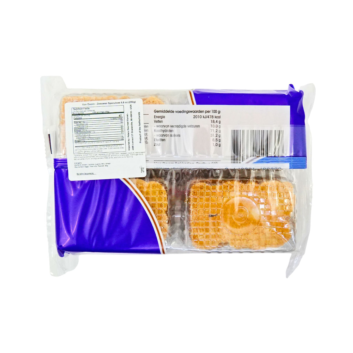 Van Doorn Zeeuwse Speculaas 250 gr 8.8 oz