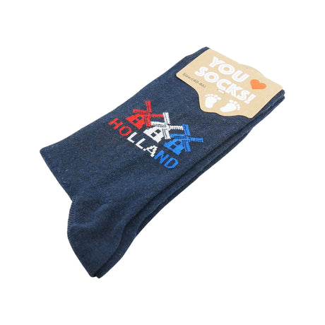 You Love Socks Black Holland Windmills Socks