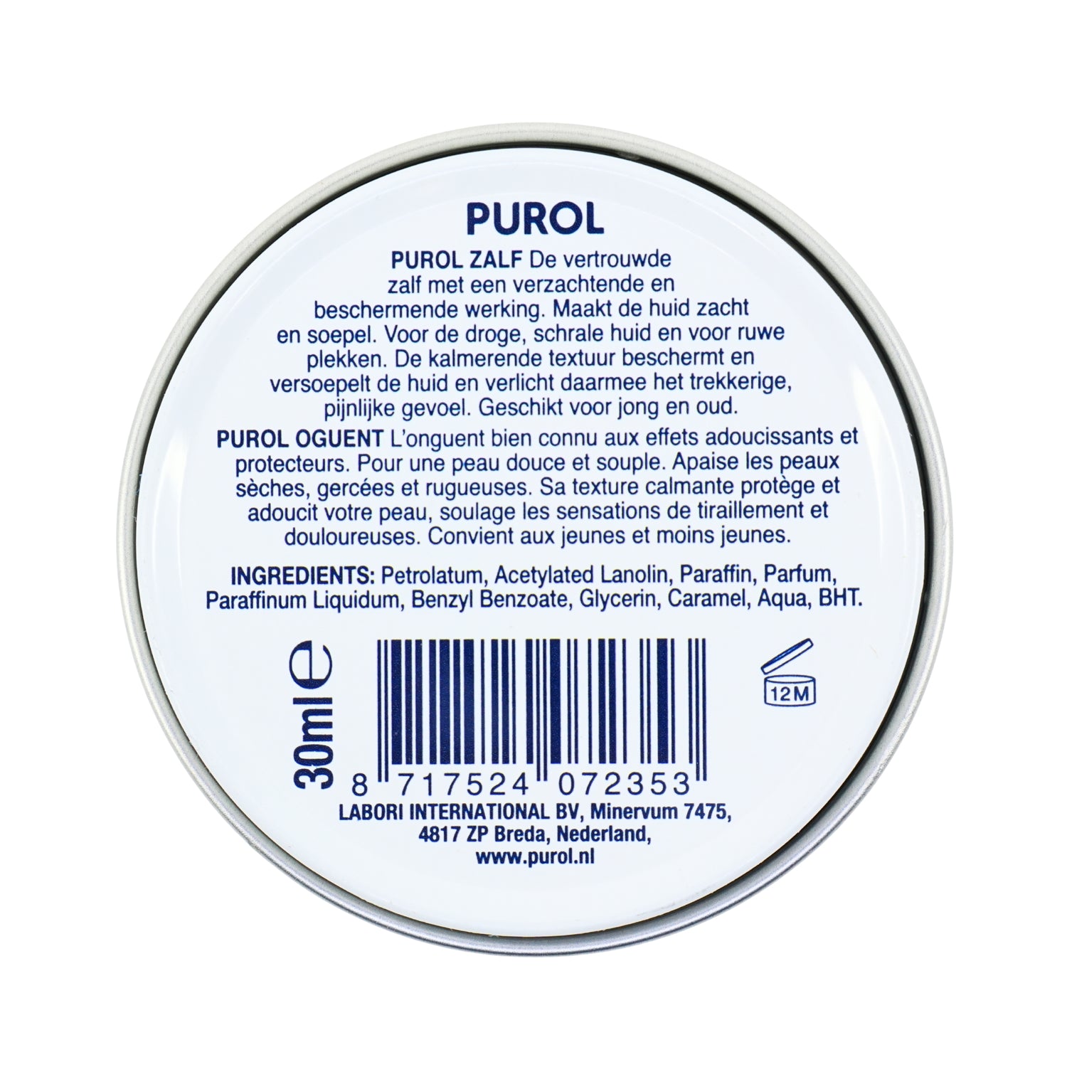 Purol Ointment 30ml Tin