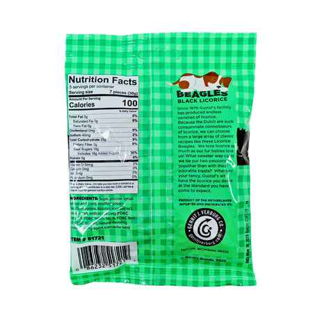 Gustafs Licorice Beagles 5.29oz