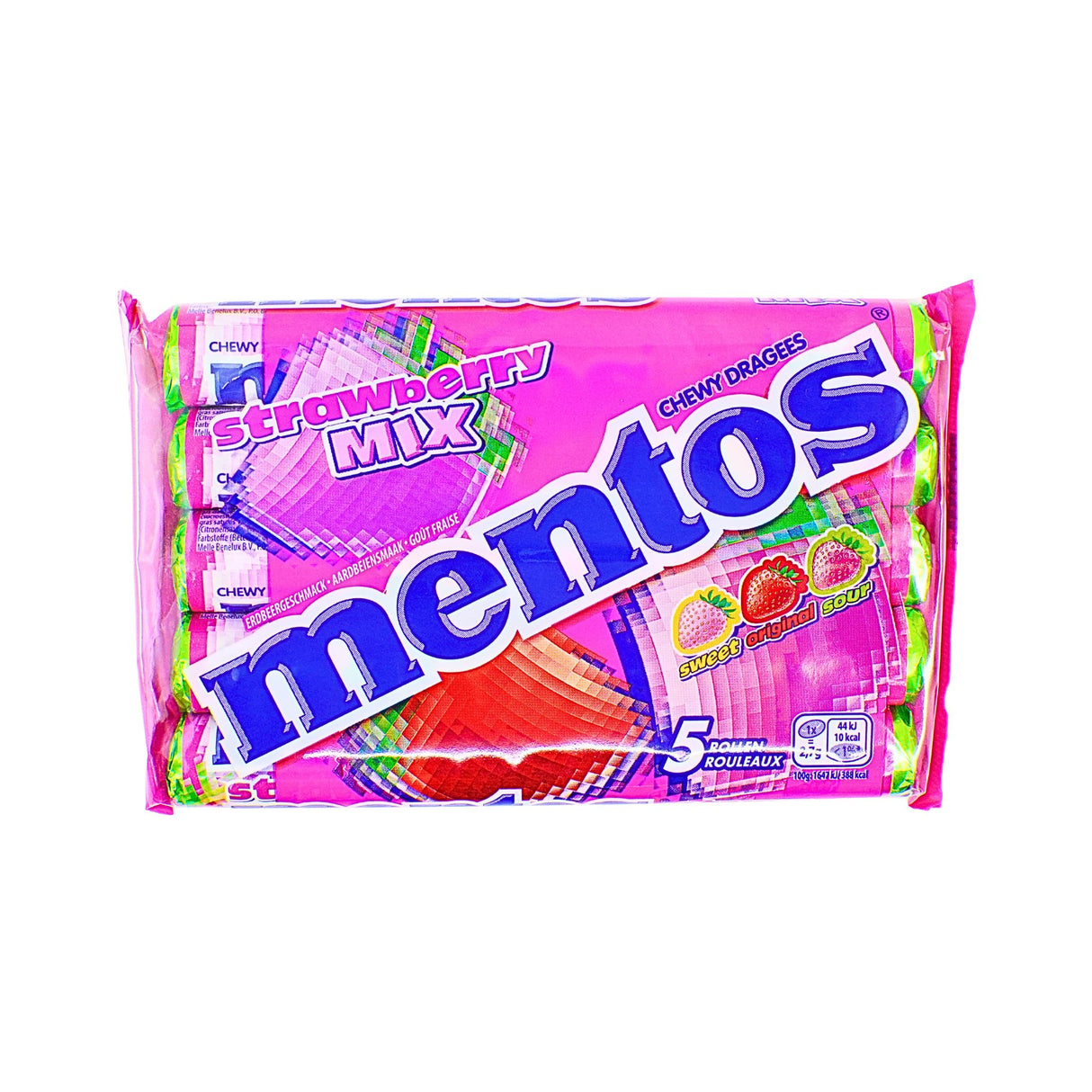 Mentos 5 pack Strawberry Mix