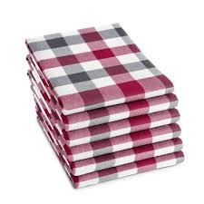 DDDDD Carre Checkered Towel TEA Towel 24x23 inch