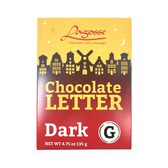 Lagosse Large Dark G Chocolate Letter 4.7oz