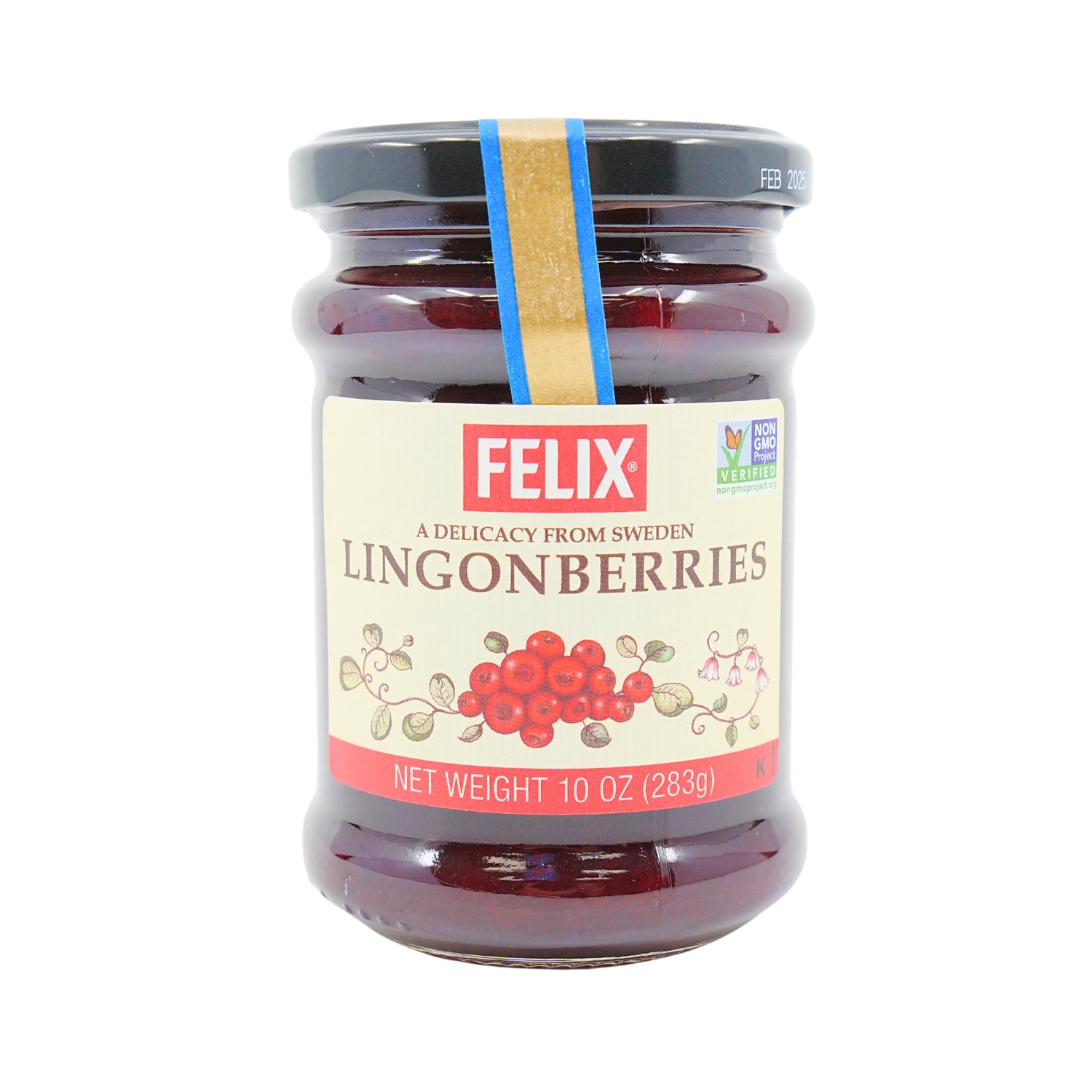 Felix Lingonberry Preserves 10 oz