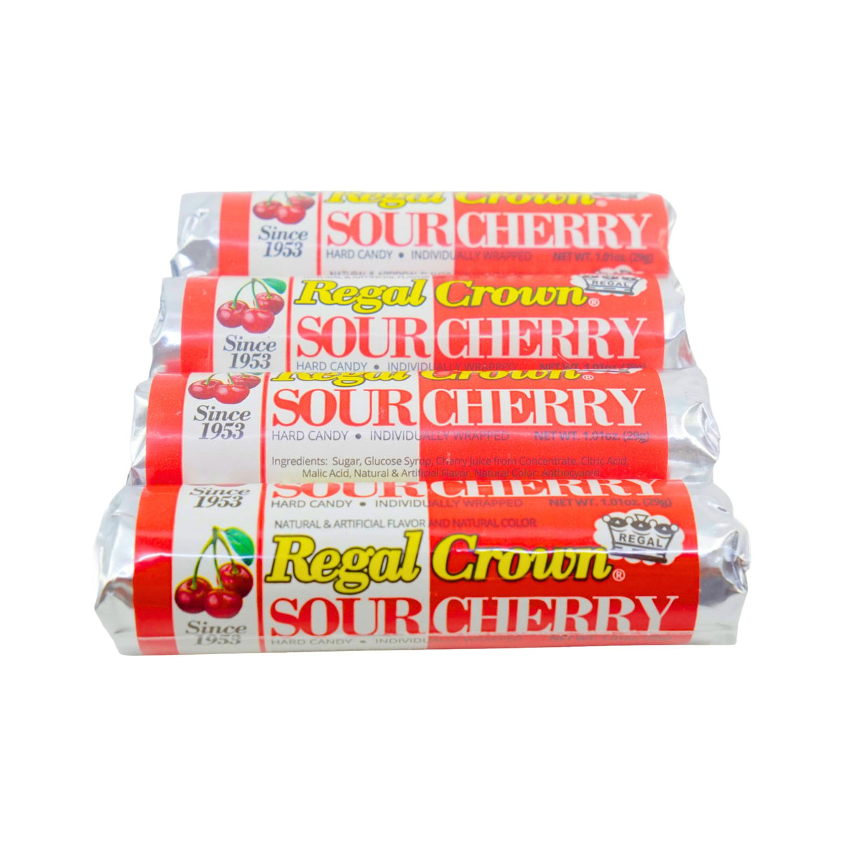 Regal Crown 4 pack Cherry Candy rolls