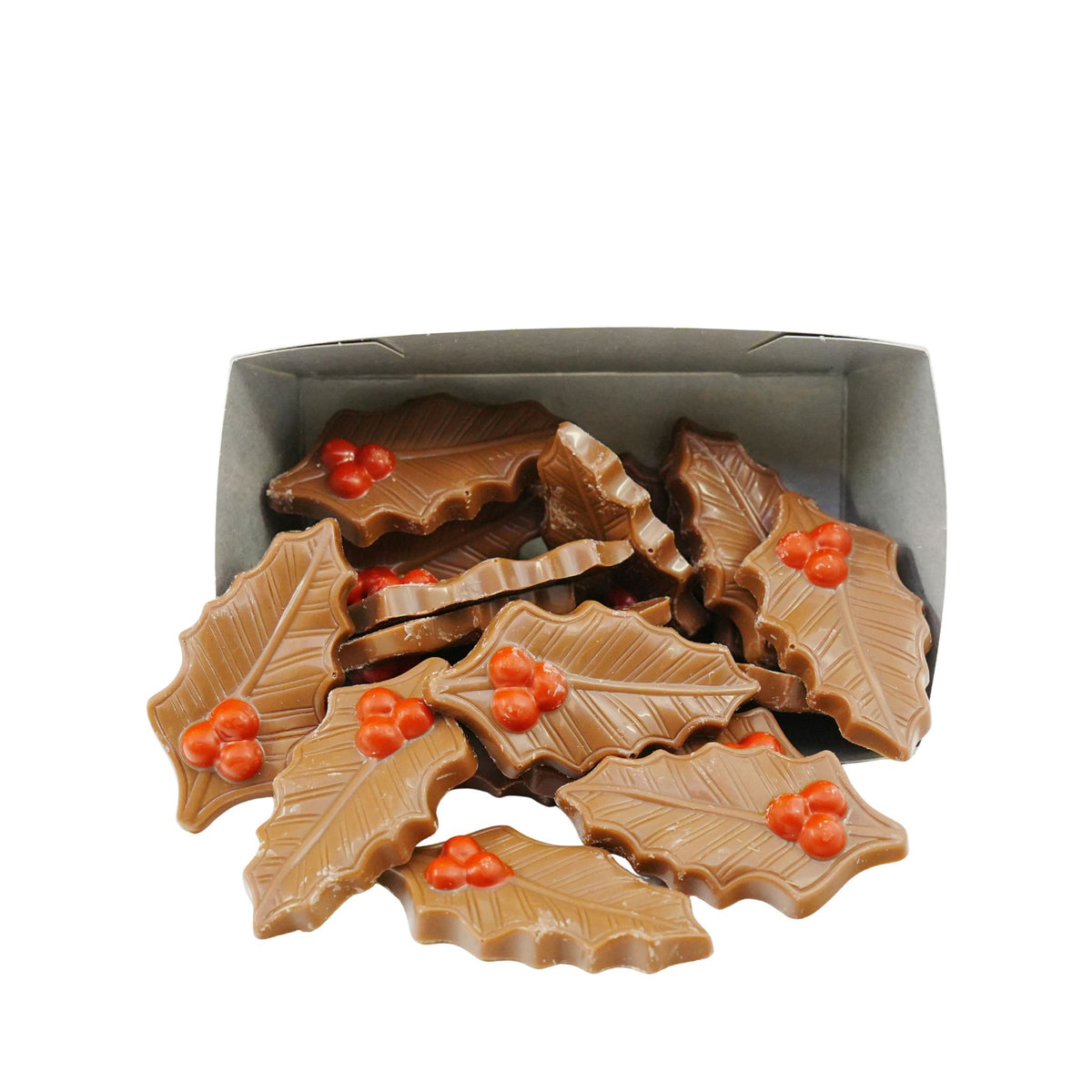 Martinez Milk Chocolate Holly Leaves 5 oz