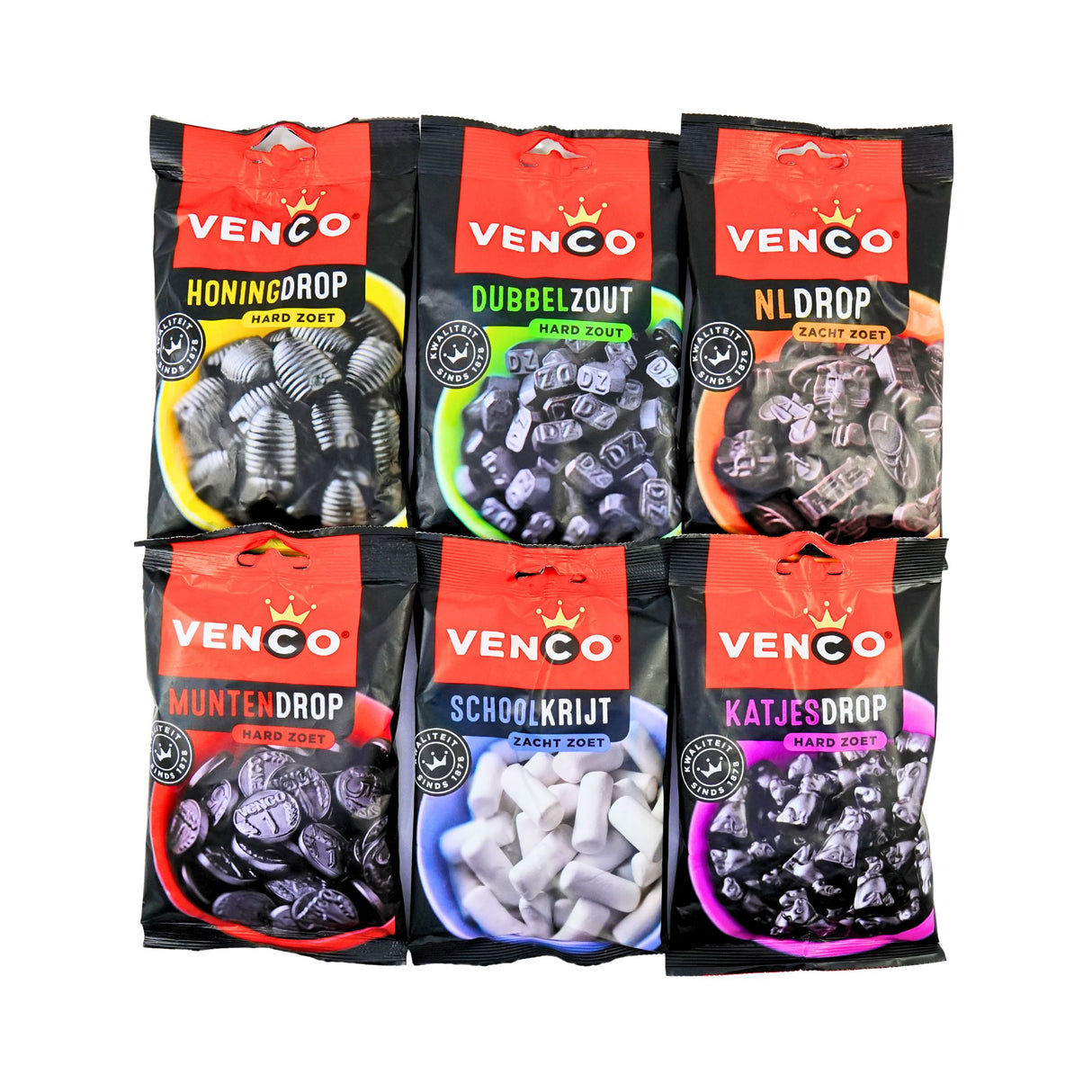 Venco Licorice Bundle Six 4.2 Ounce Bags