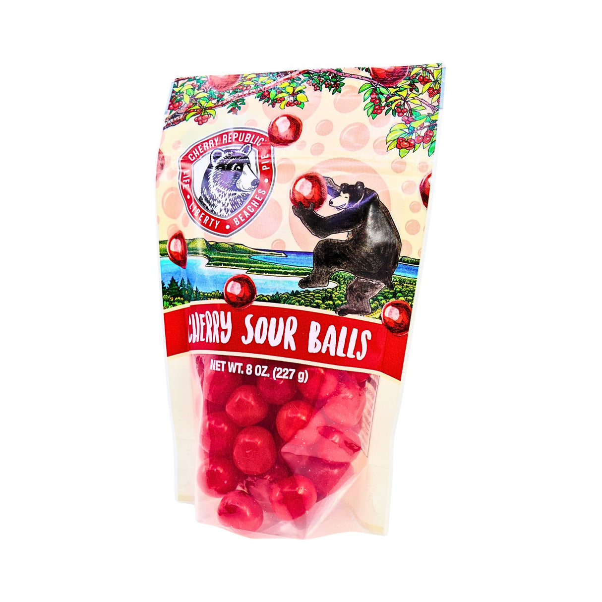 Cherry Republic Cherry Sour Balls 8oz bag