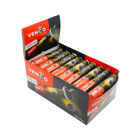 Venco TopDrop Licorice Rolls 36 ct Box