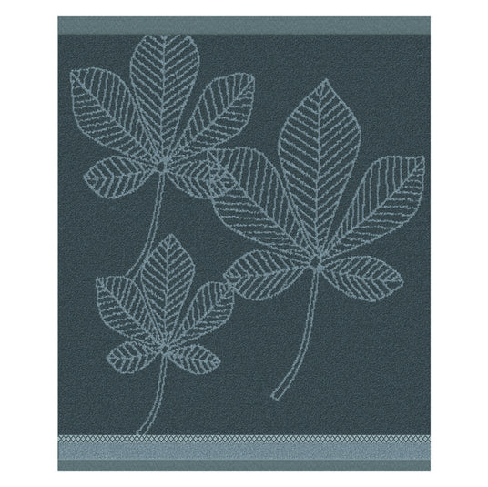 DDDDD Leaves Atlantic Blue Hand Towel 20x22 inch