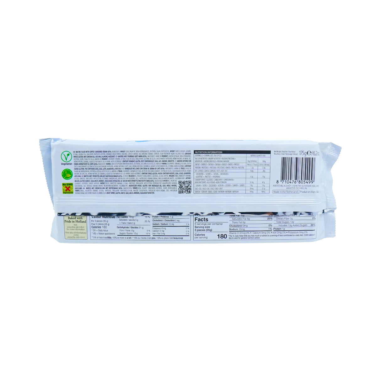 The Old Mill Koffie Wafels 6.2oz