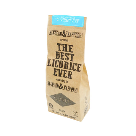 Klepper & Klepper Salty Licorice 7 oz bag