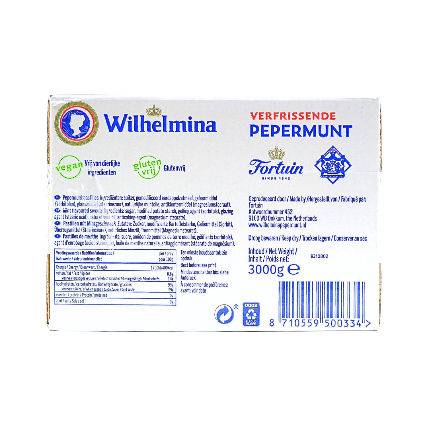 Wilhelmina Peppermint Bulk 6.6 lbs