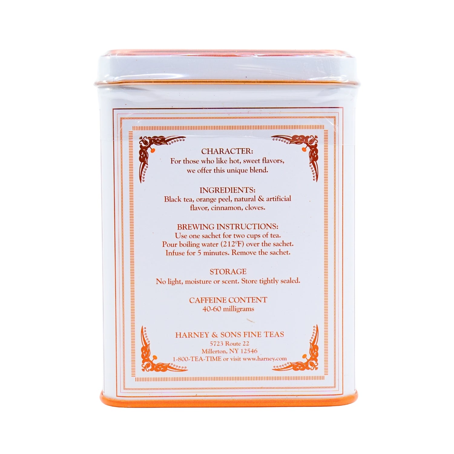 Harney & Sons Hot Cinnamon Spice Classic White Tea Tin