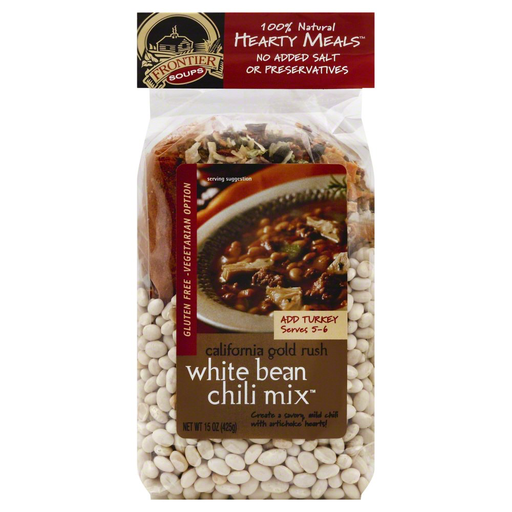 Frontier Soups California Gold Rush White Bean Chili Mix