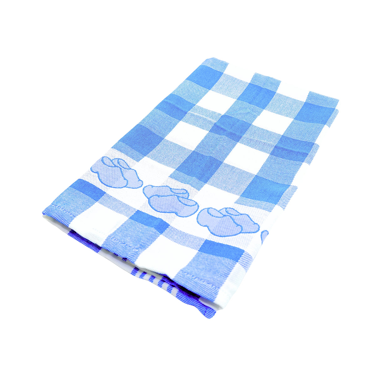 Twentse Blue with Wooden  Shoes TEA Towel  25 x23 inch