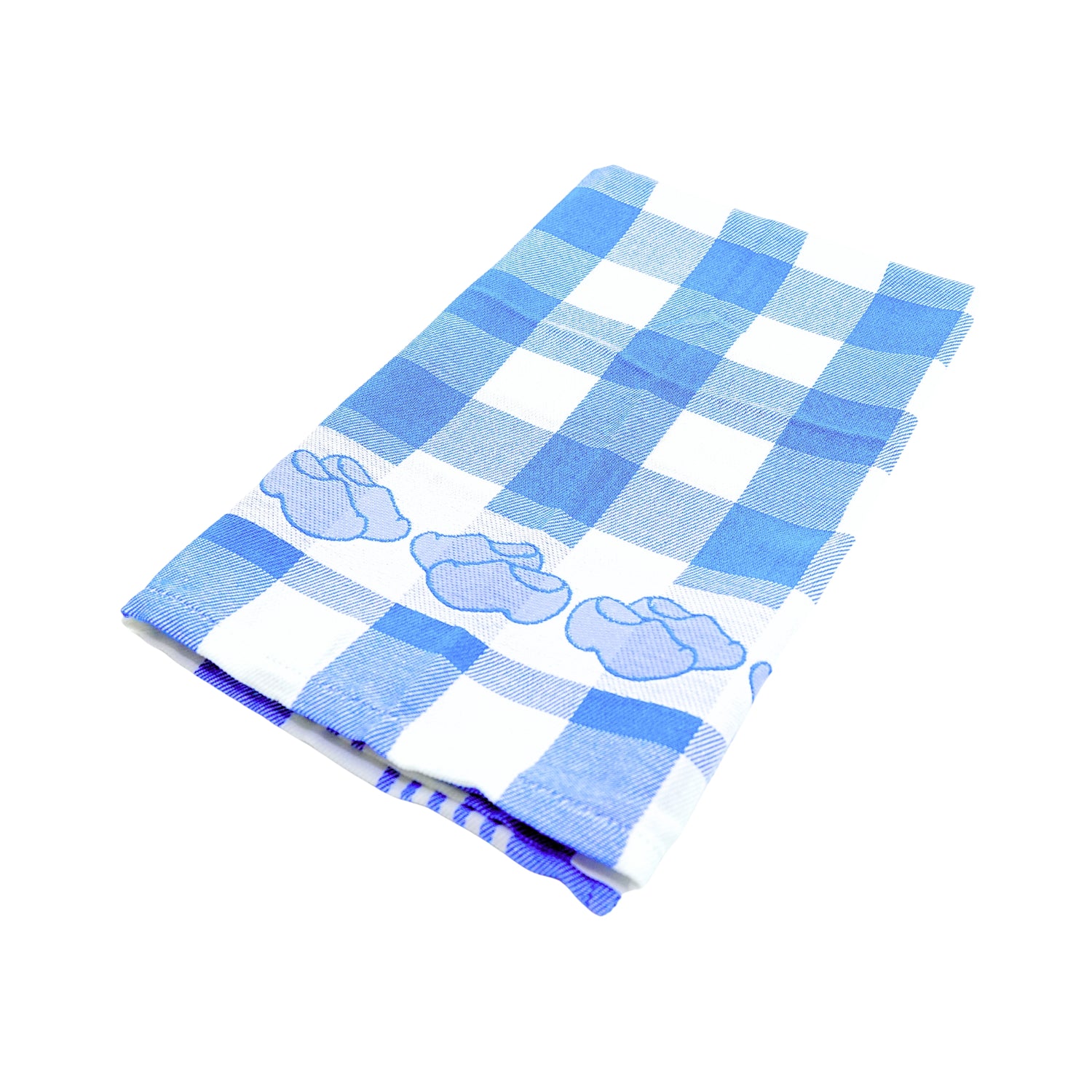 Twentse Blue with Wooden  Shoes TEA Towel  25 x23 inch