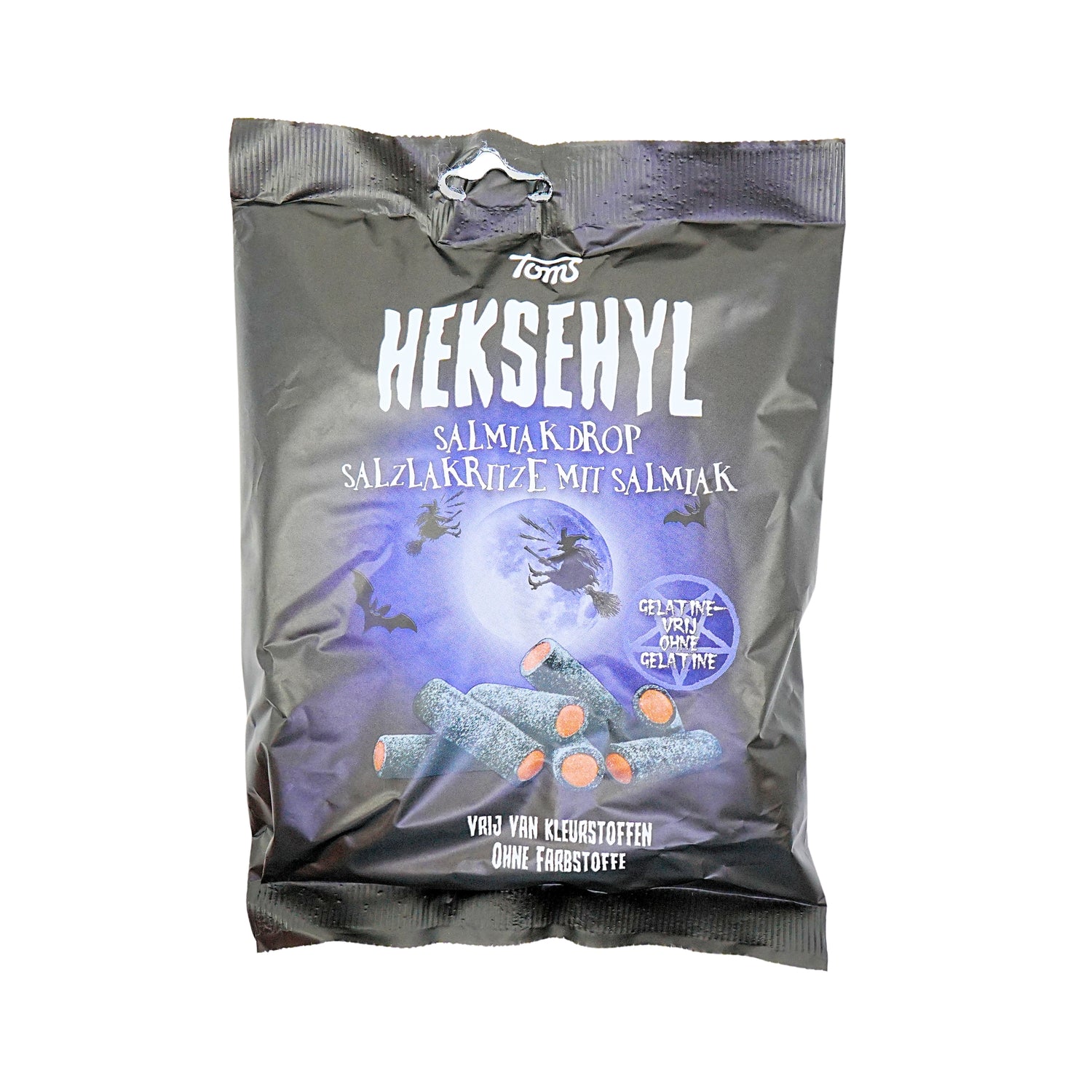 Toms Heksehyl Salty Licorice Logs 11 oz bag