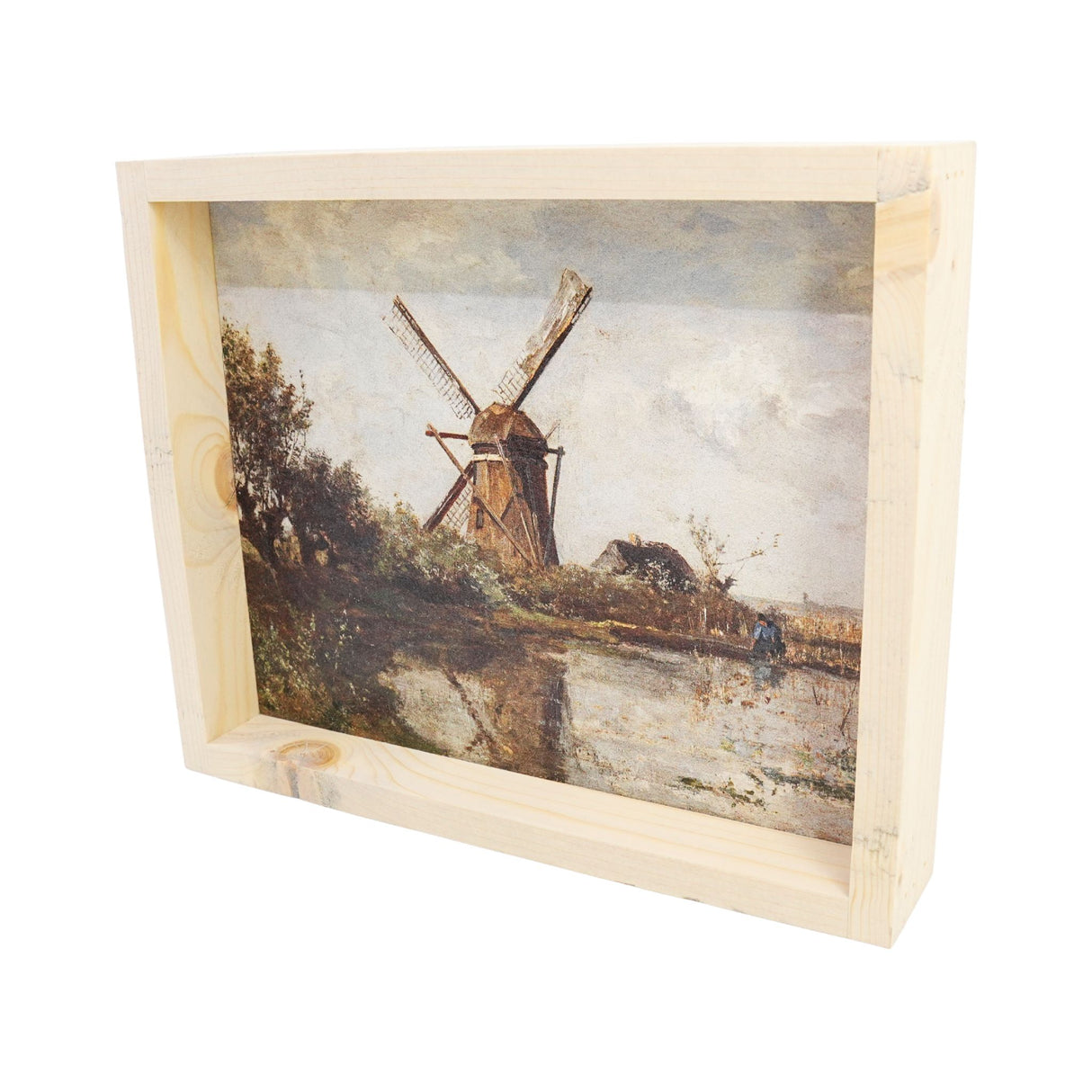 Hoekstra Decor Dutch Windmill Landscape Wall Art