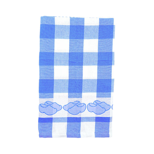 Twentse Blue with Wooden Shoes TEA Towel 25 x23 inch