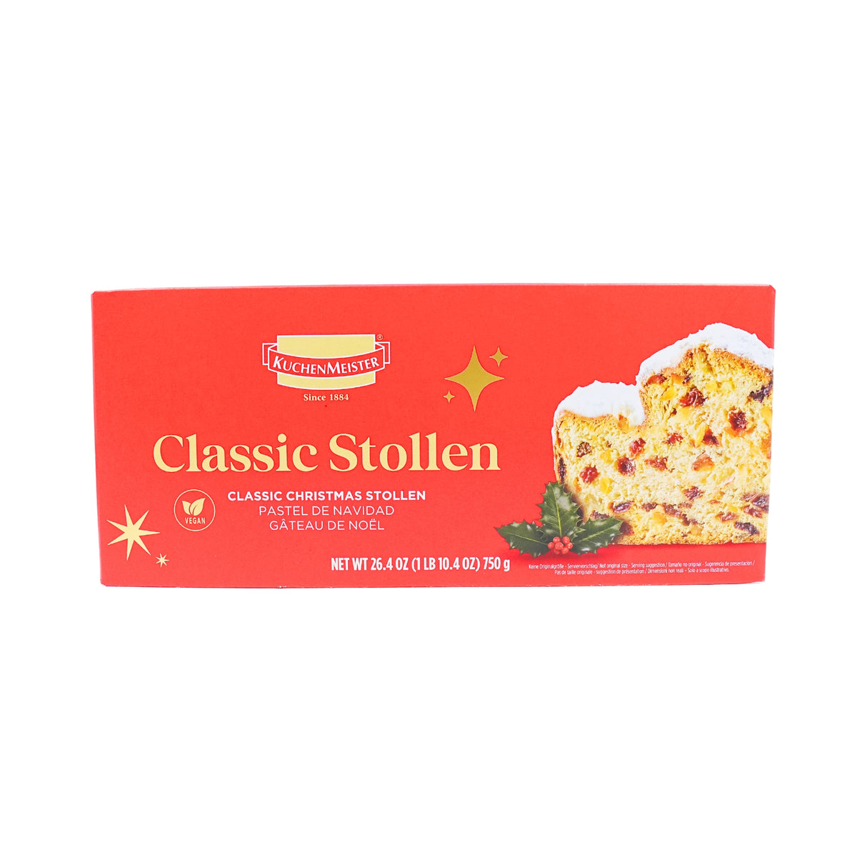 Kuchenmeister Classic Christ Stollen Large Box 26.4 oz