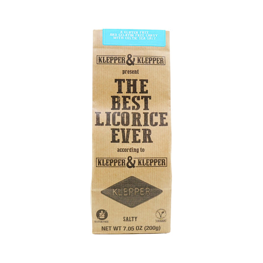 Klepper & Klepper Salty Licorice 7 oz bag