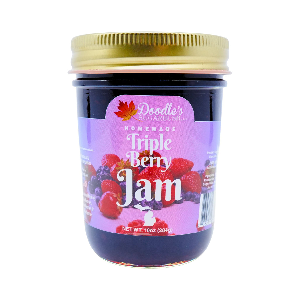 Doodles Triple Berry Jam 10 oz