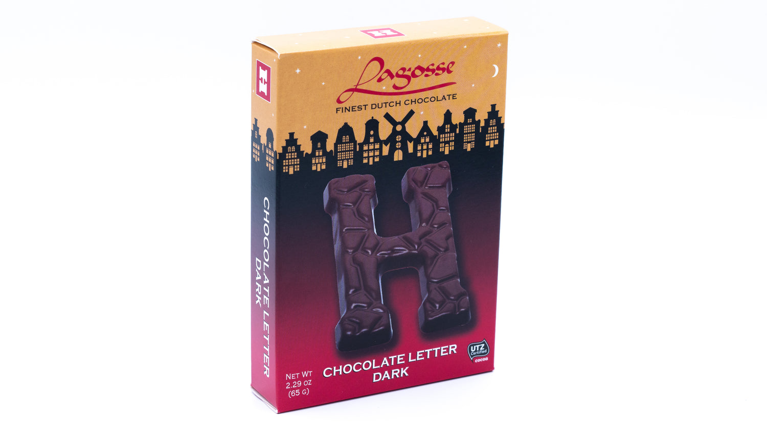 Lagosse Dark H Small Letter 2.3 Oz