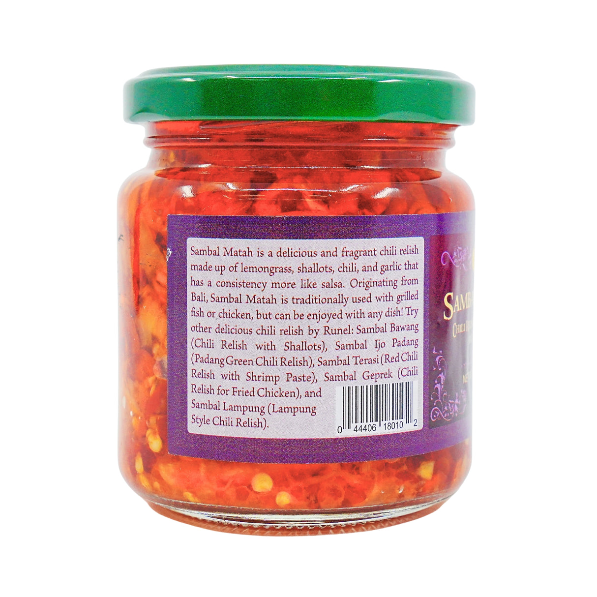 Runel Sambal Matah Chili Relish w/Lemongrass & Shallots 6.7 oz