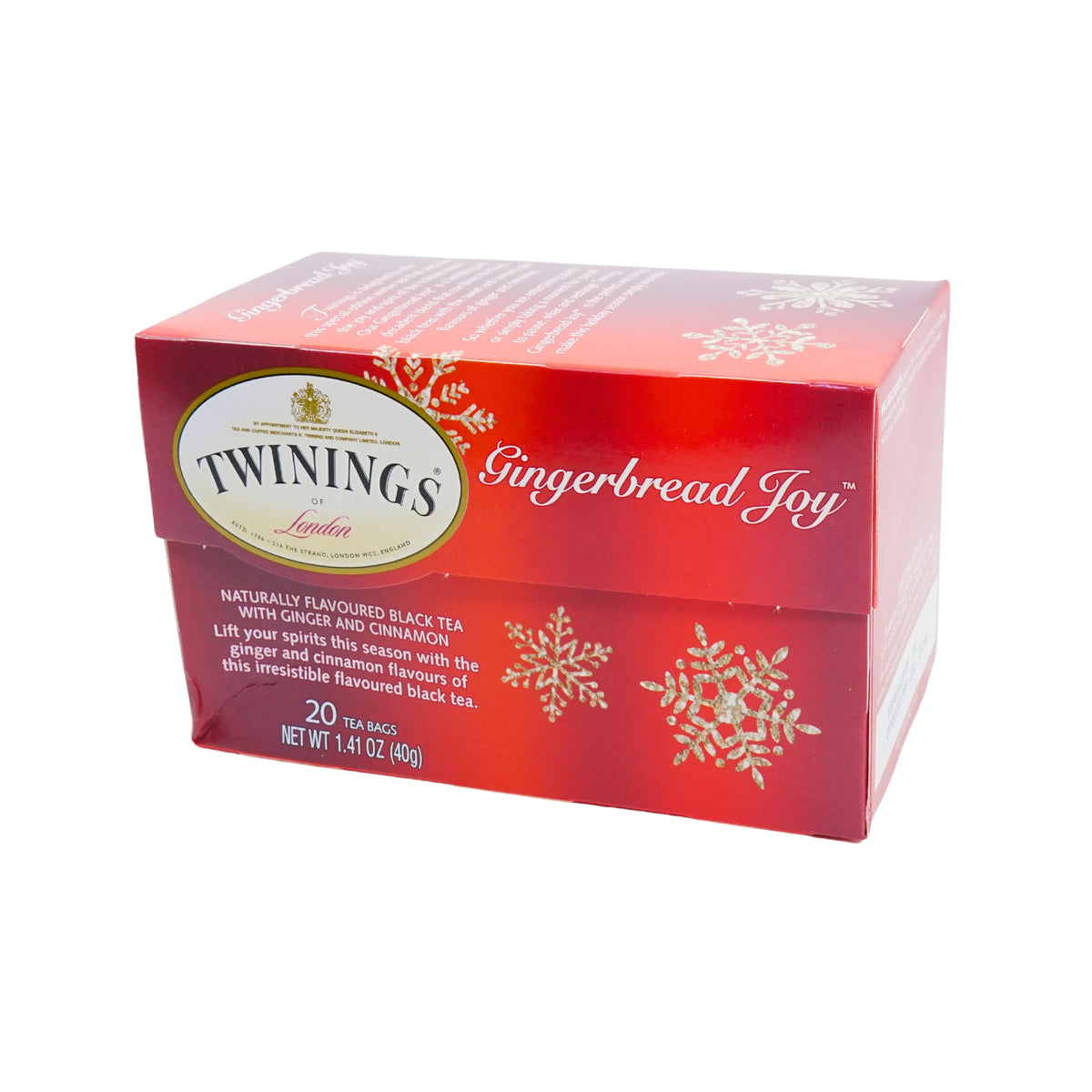 Twinings Gingerbread Joy Tea 20 ct box